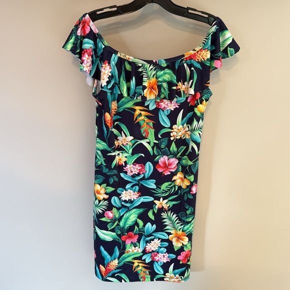 Tommy Bahama Tropi-Calling Off the Shoulder Spa Dress - Picture 5 of 8